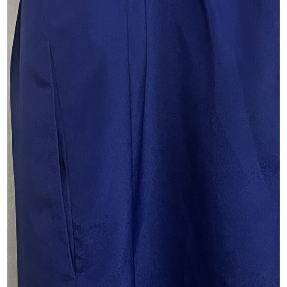 J Crew Dress Sleeveless Slip Mini V Neck Pockets Blue 0 XS Classic Date Night - Picture 4 of 6